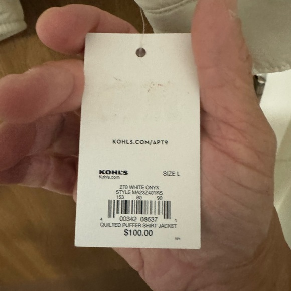 New men’s jacket (WHITE) - Picture 6 of 8